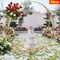 Arch Double Hoop Cake Stand Wedding Cake Rack Flower Balloon Decor Shelf
